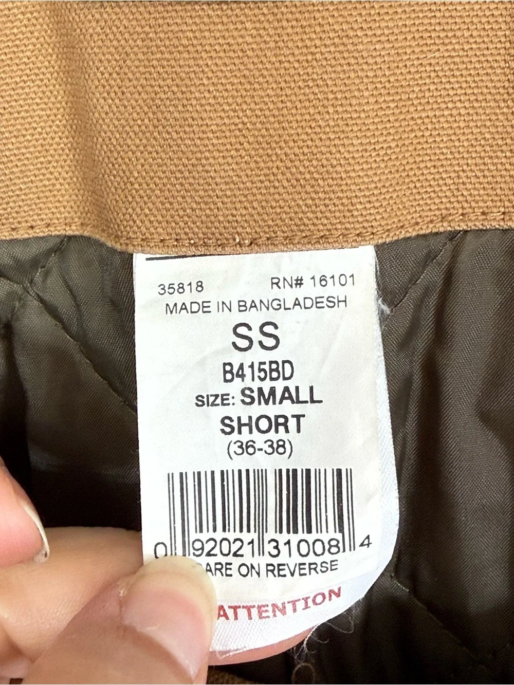 Berne, Heritage Insulated Duck Bib Overall. Size Small Short. Excellent cond!